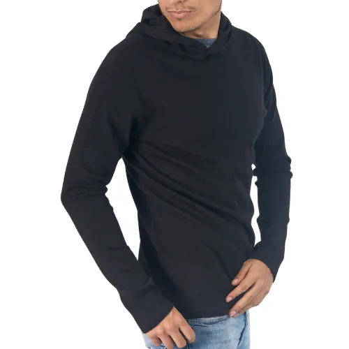 Men's Alpaca Wool Pullover Hoodie by Arms of Andes