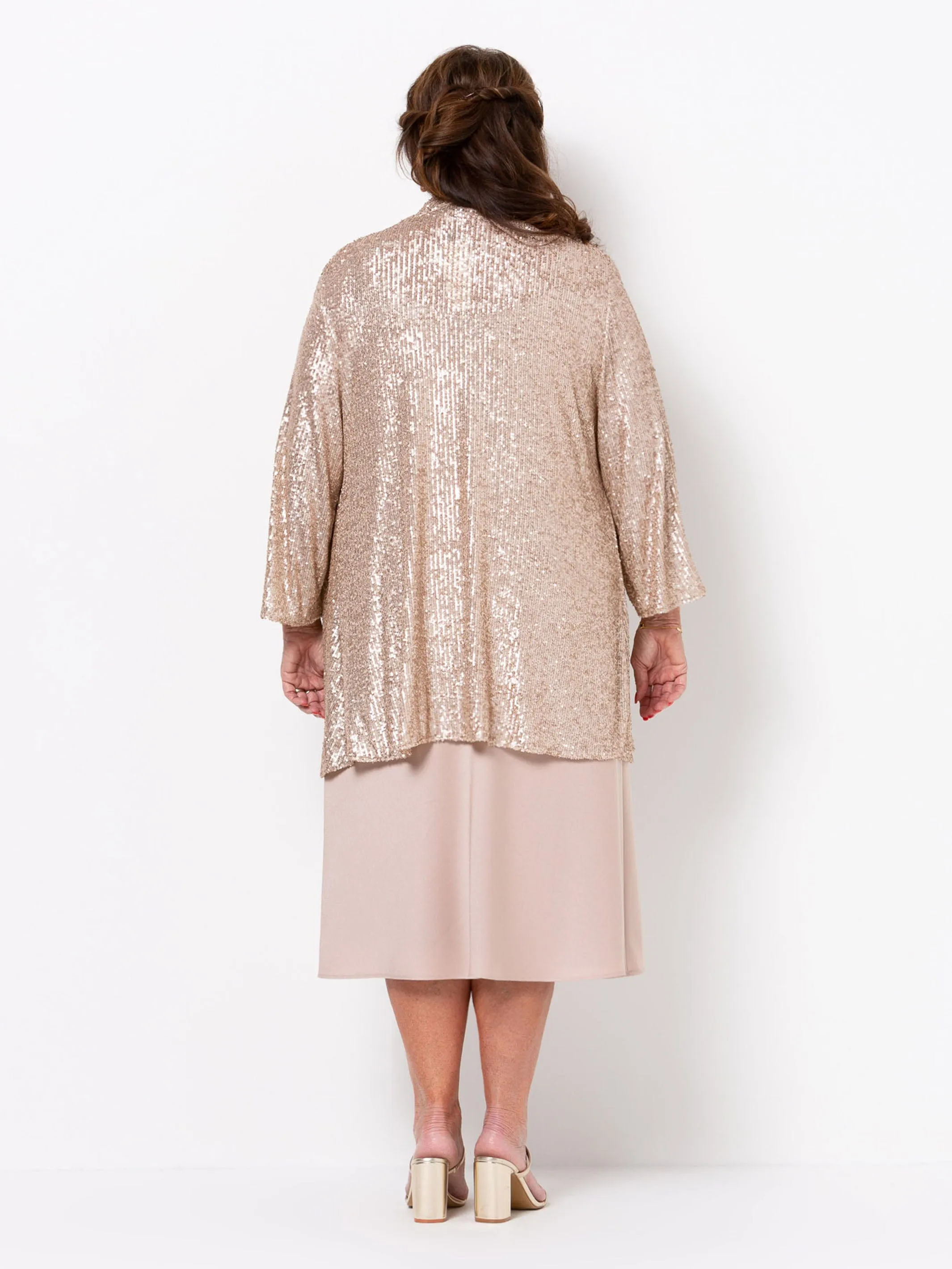 Moet Gold Sequin Evening Jacket