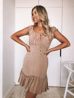 Montee Dress - Faded Tan