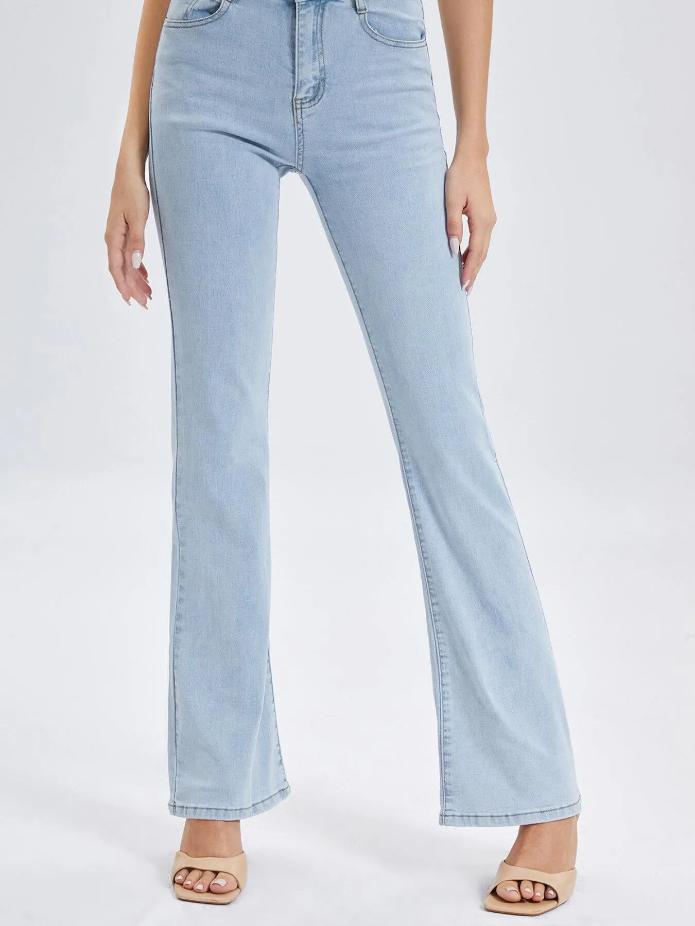 OL High Waist Flare Leg Jeans