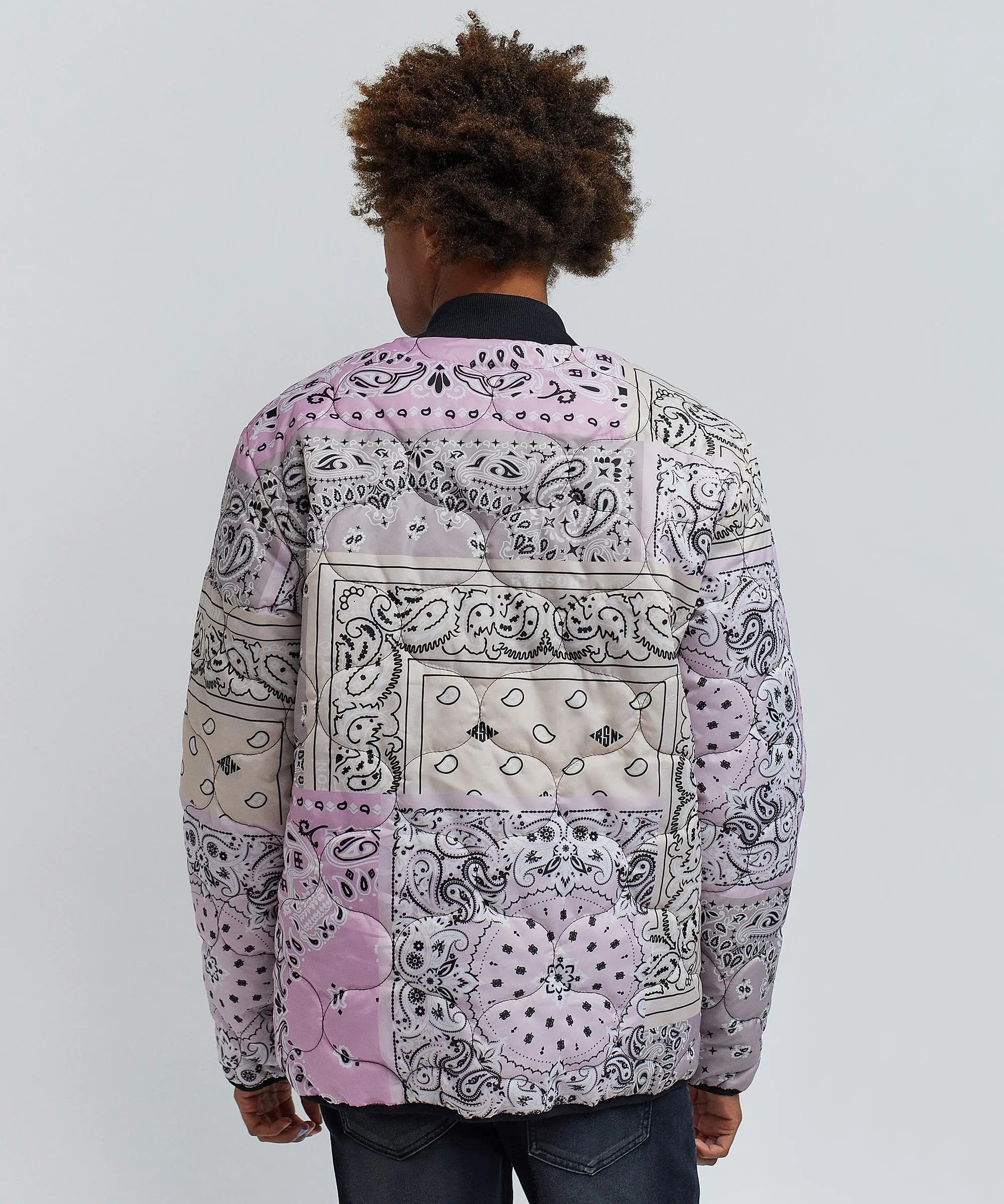 Paisley Quilted Jacket With Lining