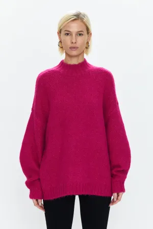 PISTOLA CARLEN MOCK NECK SWEATER - FUCHSIA