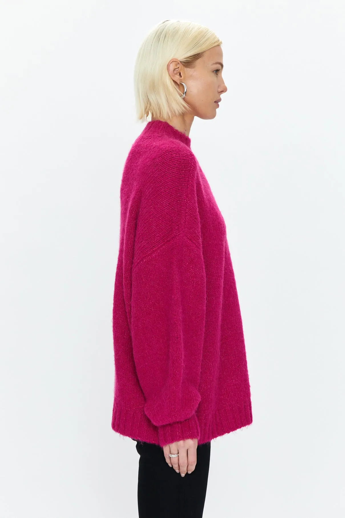 PISTOLA CARLEN MOCK NECK SWEATER - FUCHSIA