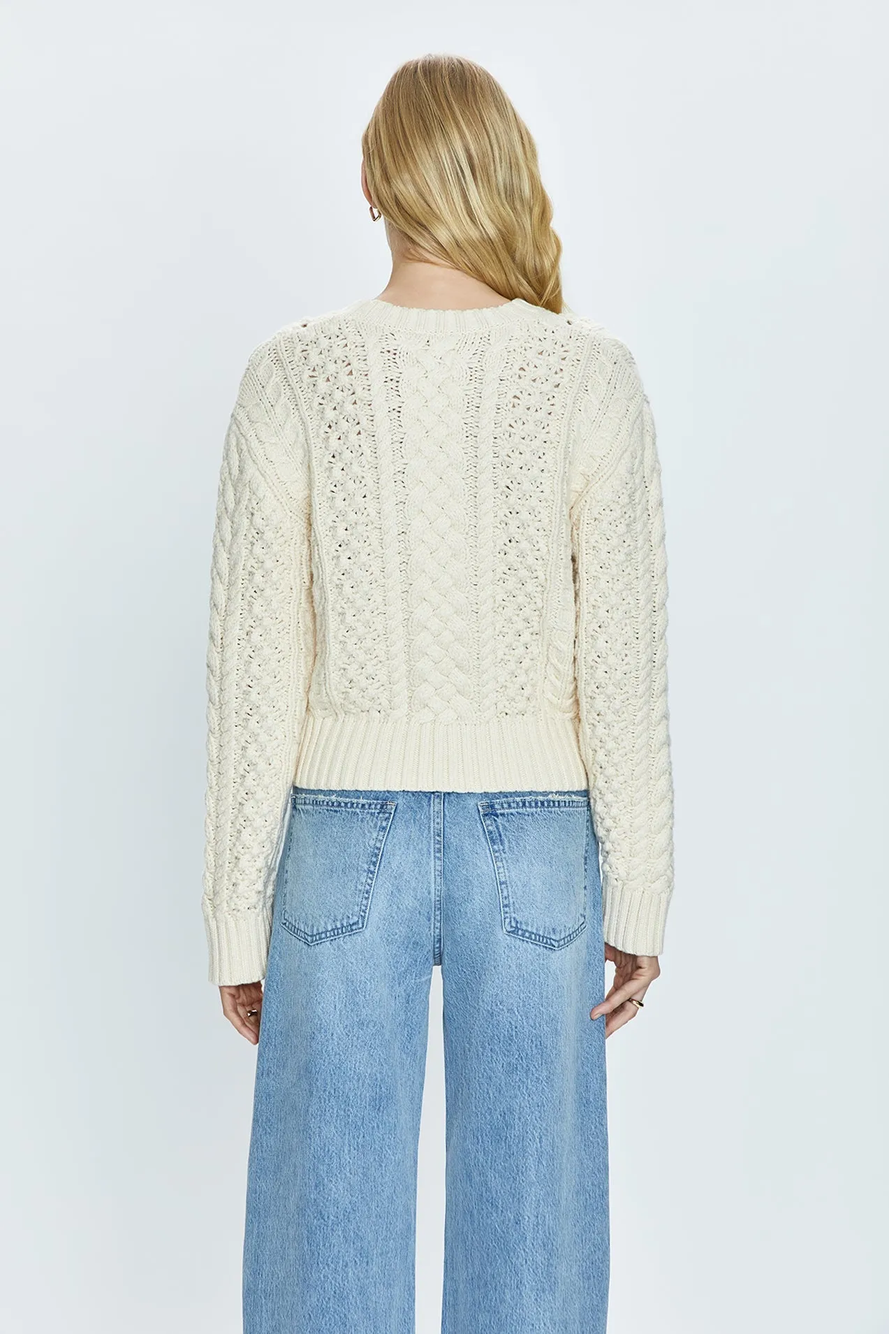 PISTOLA QUINN SHRUNKEN FISHERMAN SWEATER