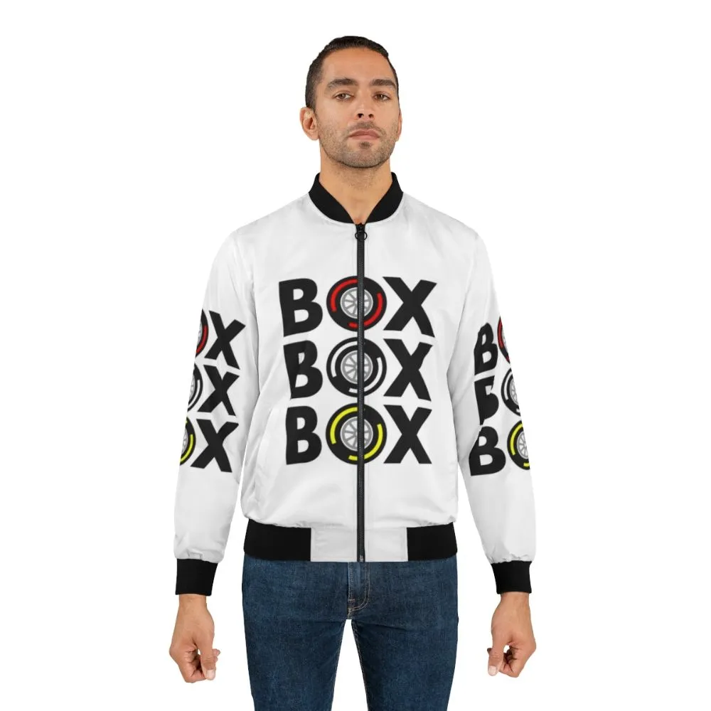 "Formula 1 Tyre Compound" Bomber Jacket