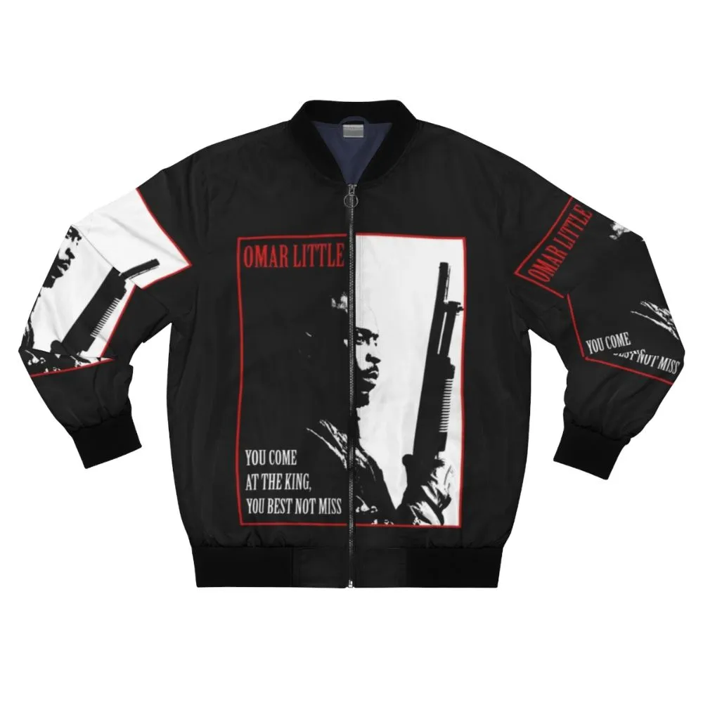 "OMAR THE WIRE" Tribute Bomber Jacket