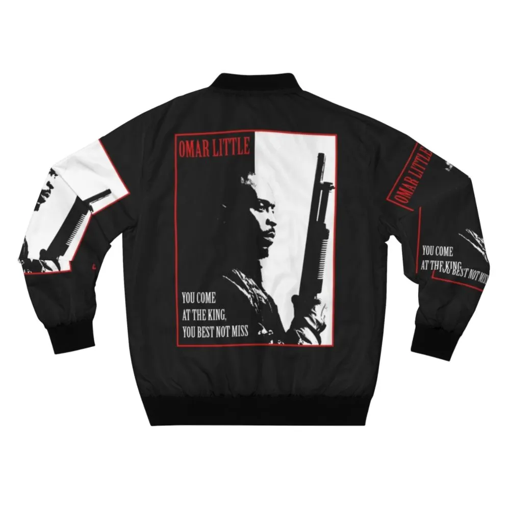 "OMAR THE WIRE" Tribute Bomber Jacket