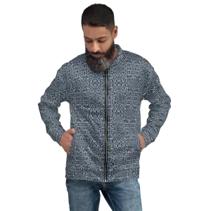 Recursia Contemplative Jaguar II Men's Bomber Jacket In Blue