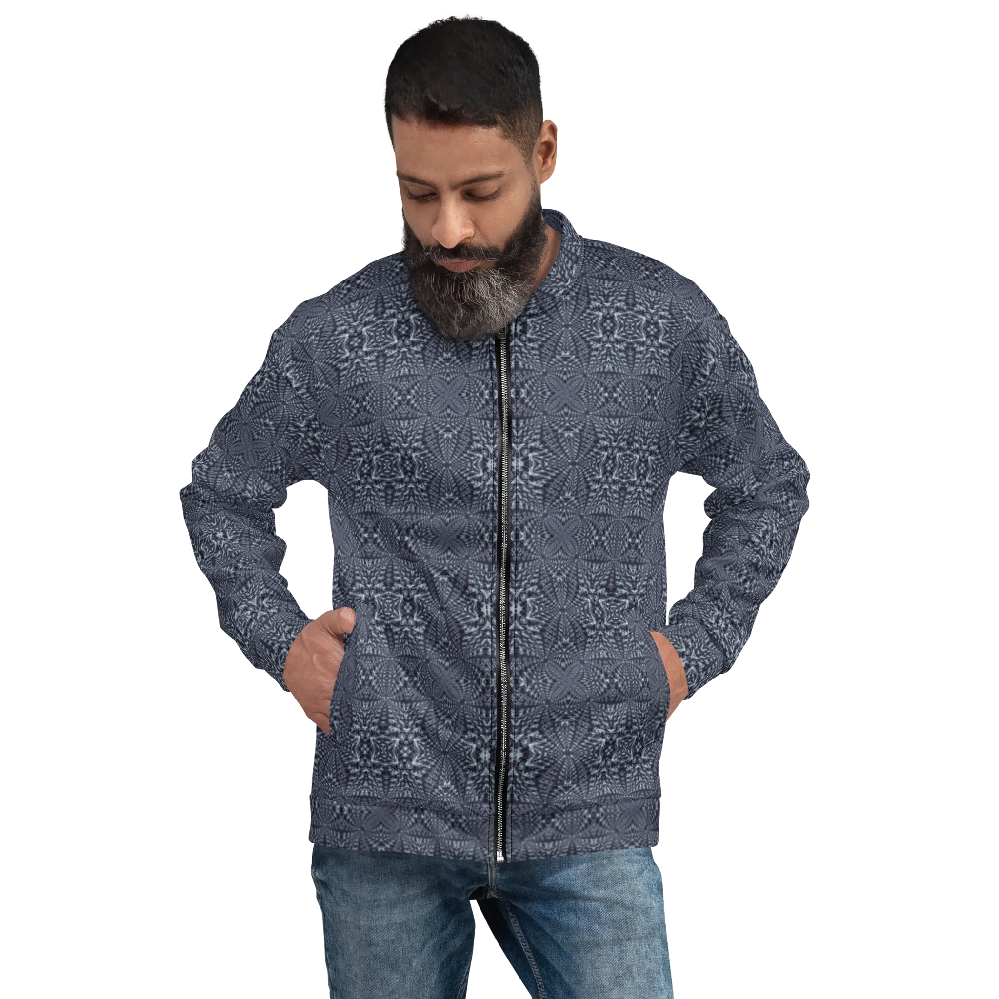 Recursia Fabrique Unknown I Men's Bomber Jacket In Blue