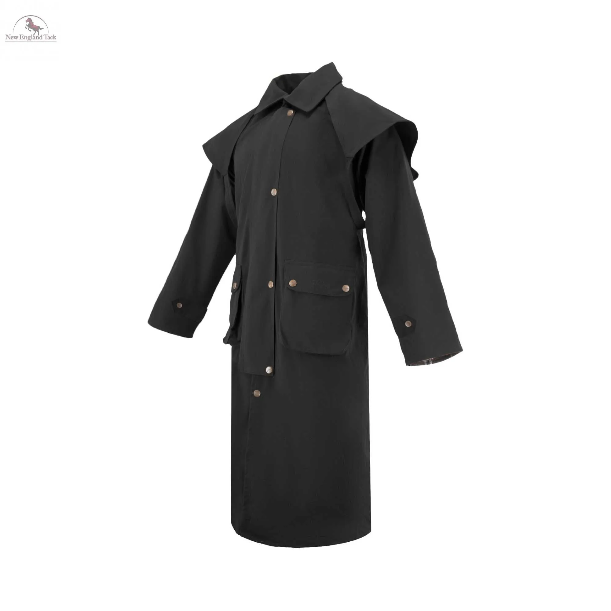 Resistance Premium Waterproof Oilskin Long Duster Coat