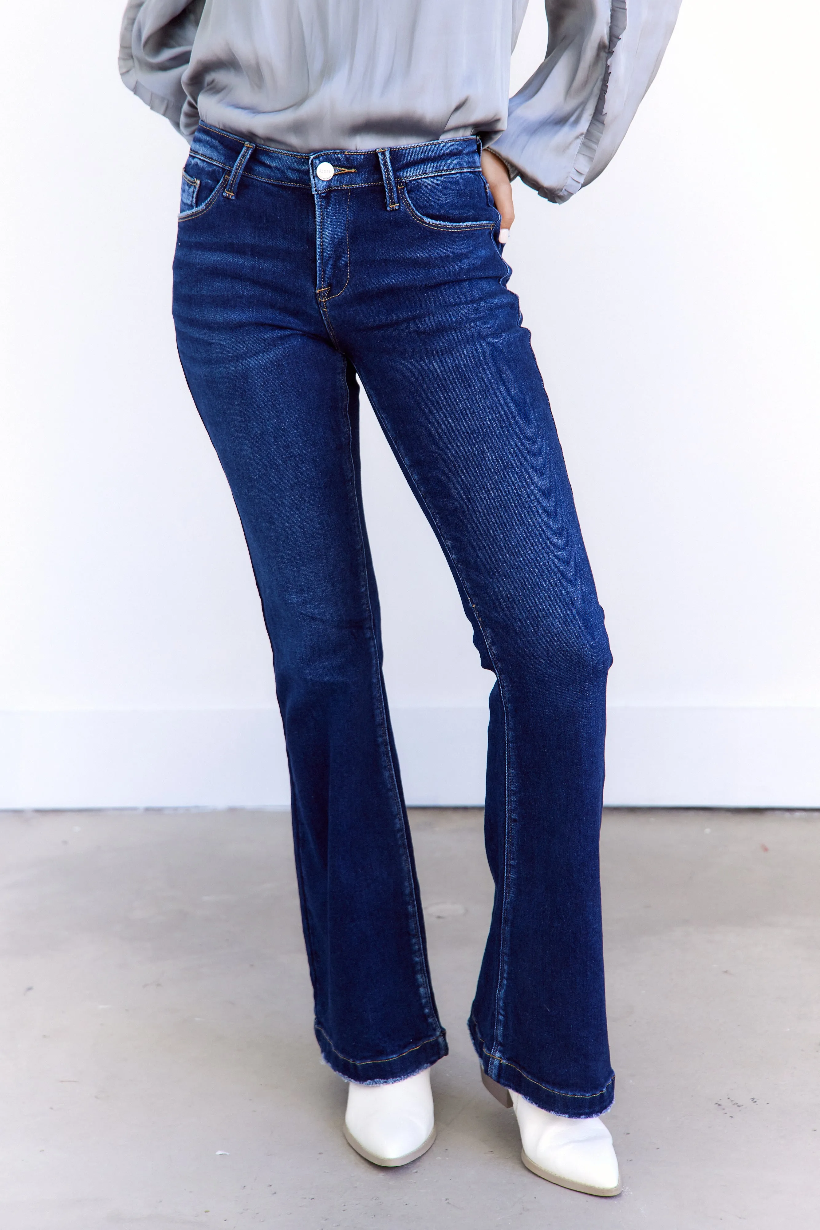 SALE - Kiara Flare Low Rise Jeans