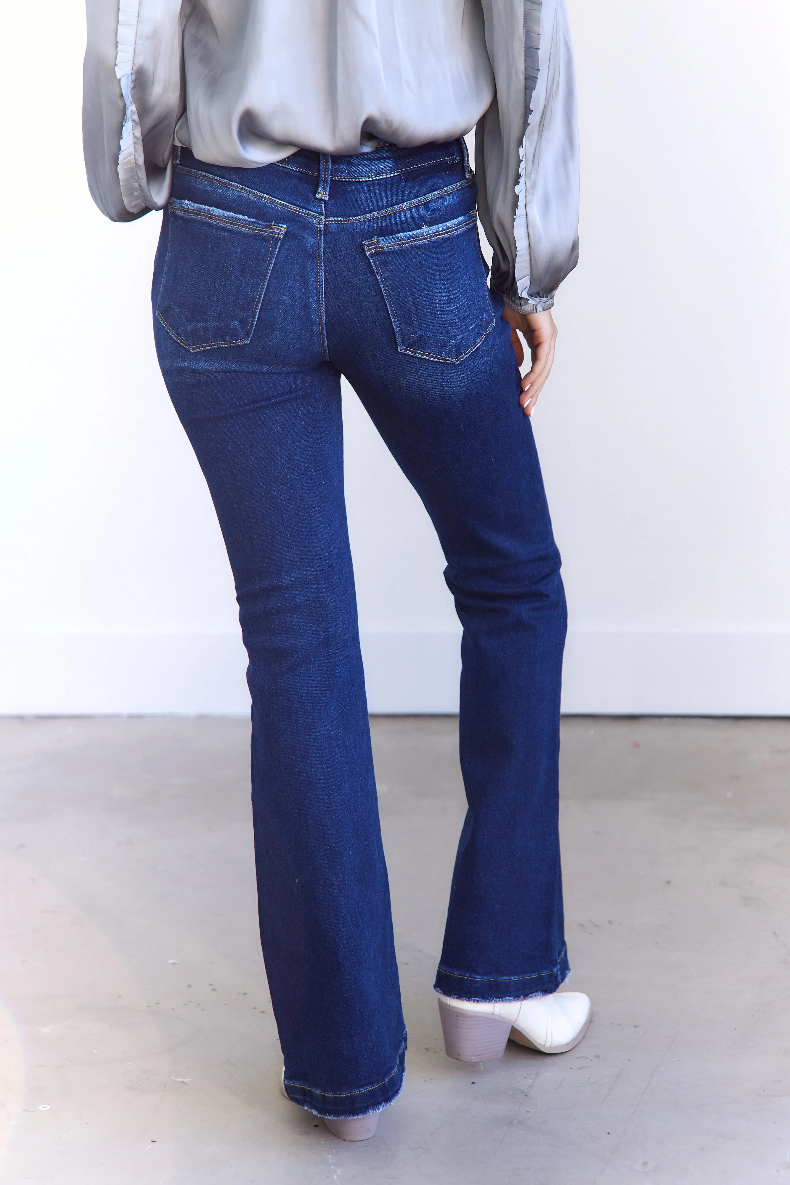 SALE - Kiara Flare Low Rise Jeans