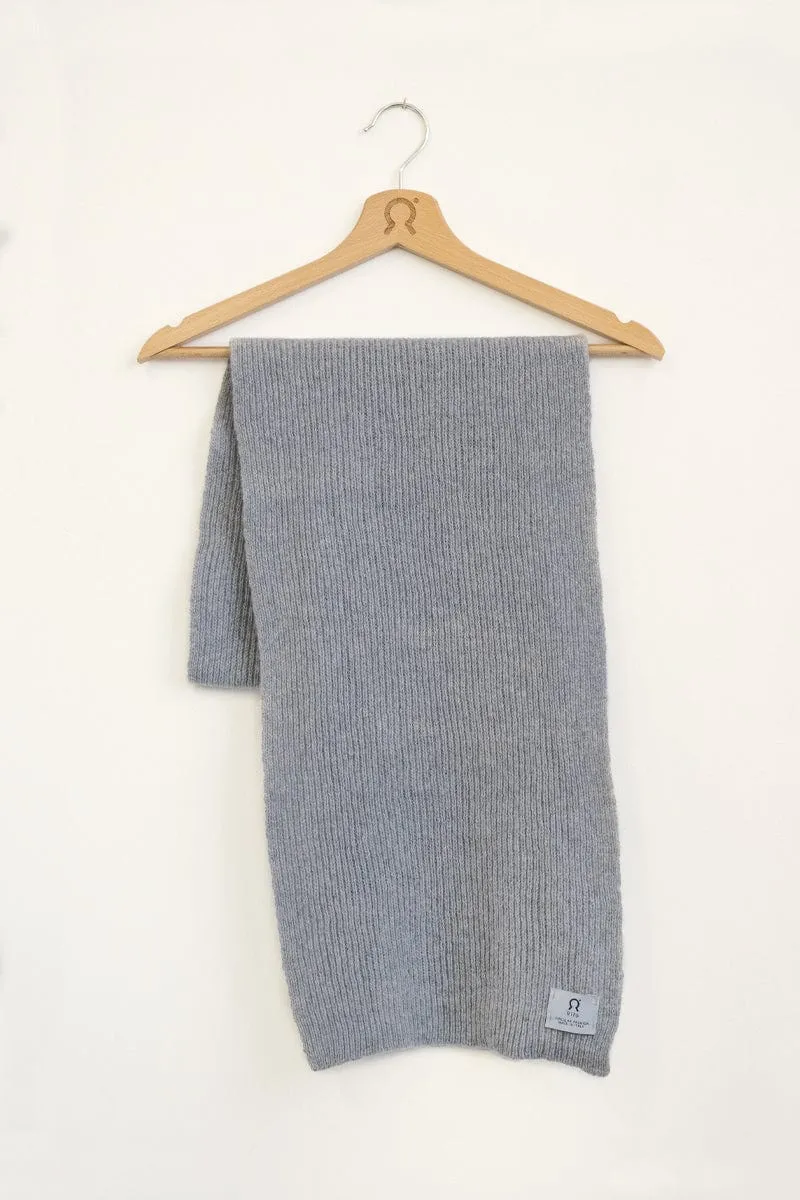 Sciarpa cashmere rigenerato - Grigio