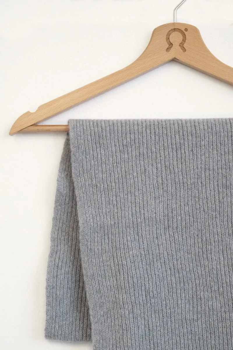 Sciarpa cashmere rigenerato - Grigio