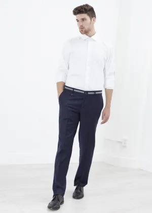 Sinclair Trouser in Navy Stripe