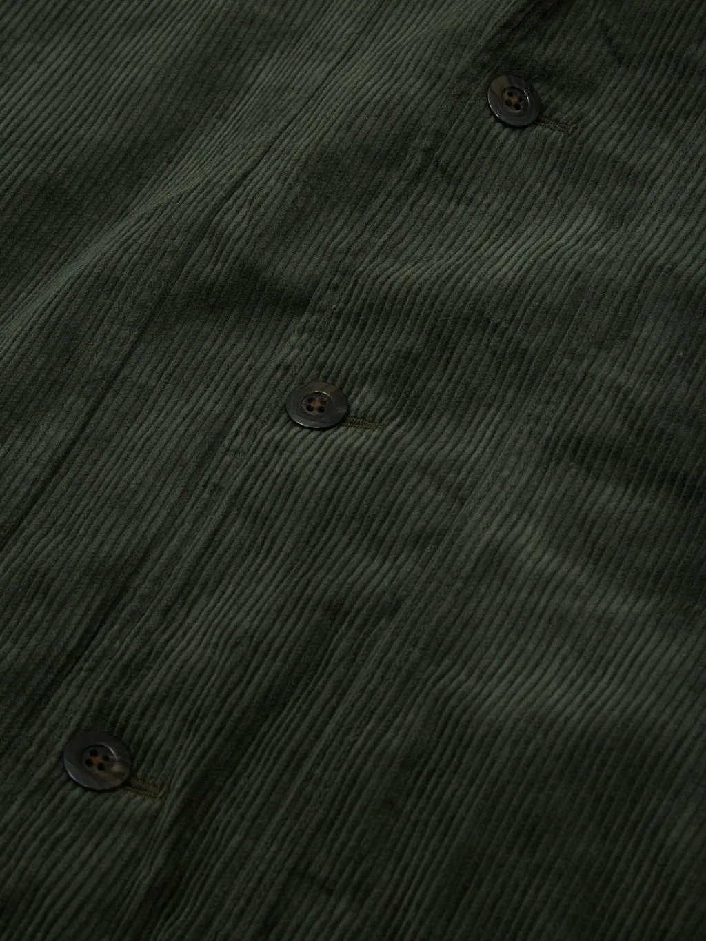 Tanuki "Sazanami" Corduroy Bayberry Dyed Green Jacket