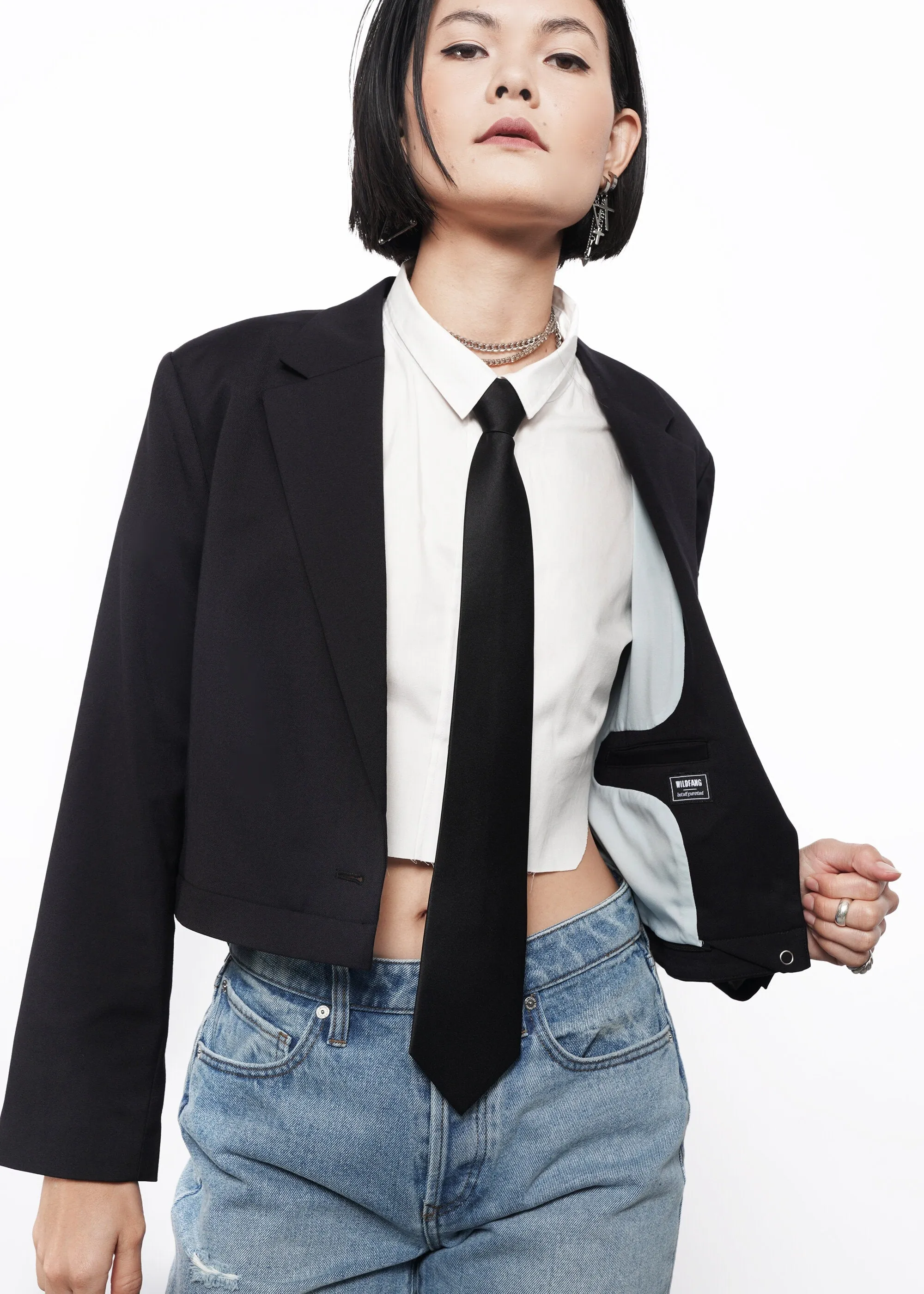 The Empower Cropped Convertible Blazer