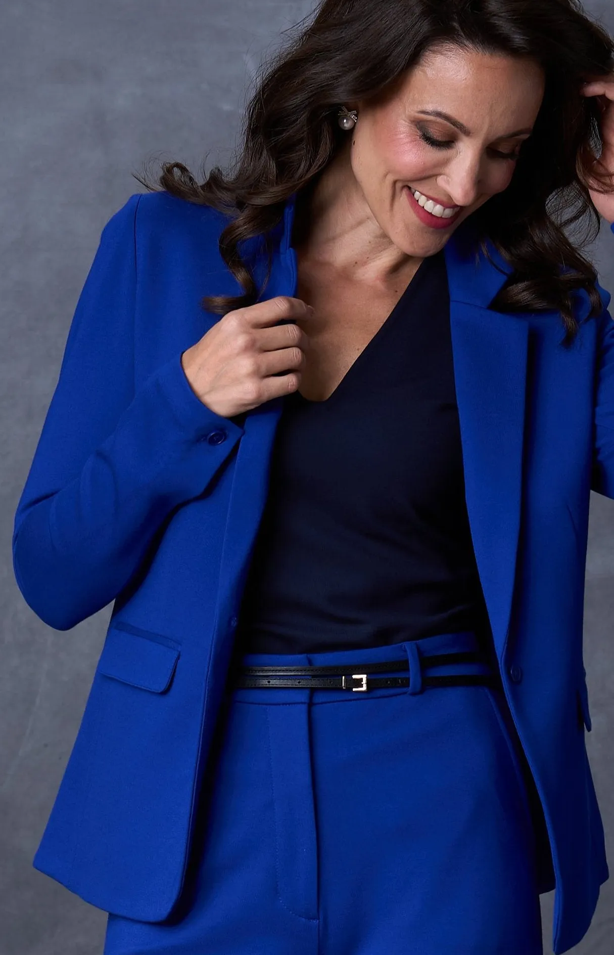 The Violet Blazer Cobalt Blue