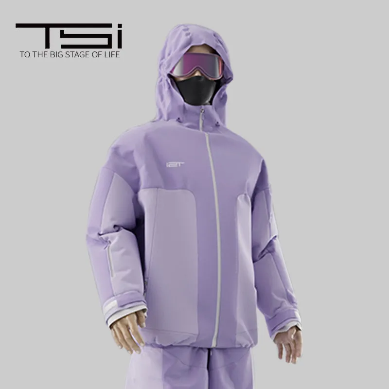 TSI 23/24 Upgraded 3L Purple Snowboarding Jacket & Pant