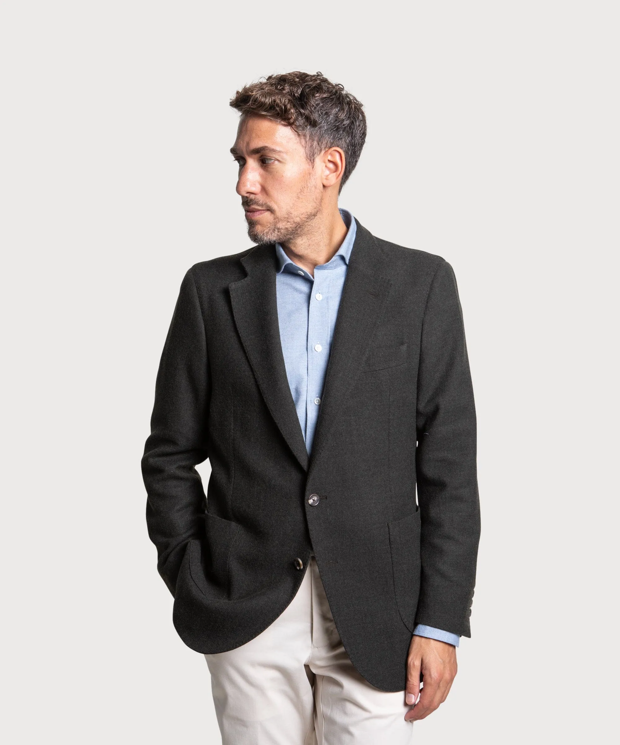 Twill Wool Jacket