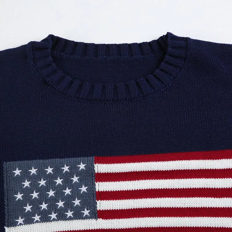 Union Jack Oversized Knit Sweater