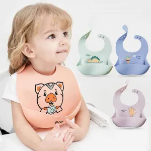 Waterproof Silicone Baby Bibs