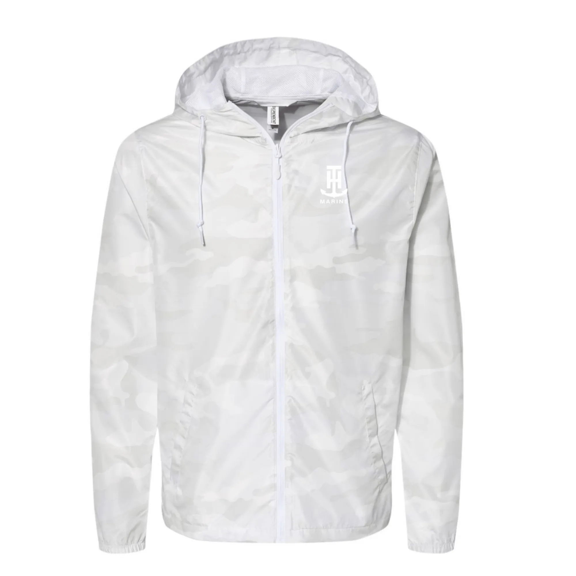 White Camo LIGHTWEIGHT WINDBREAKER JACKET