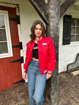 Wisconsin Name Plate Varsity Bomber Jacket